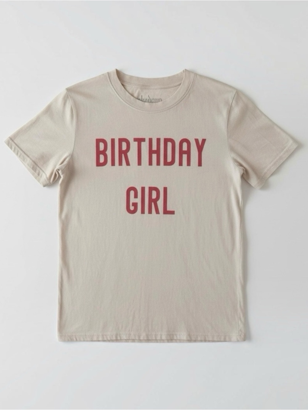Brokedown Clothing Birthday Girl Graphic Tee Pink Size 6 USA